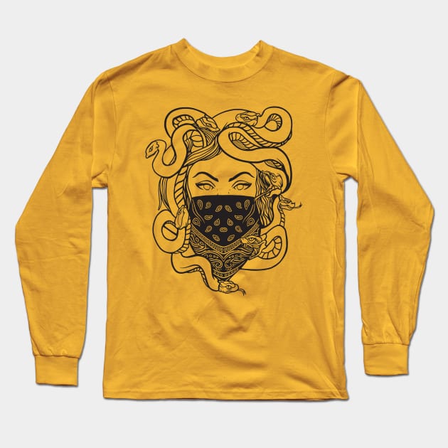 Madame Medusa Monochromatic Long Sleeve T-Shirt by machmigo